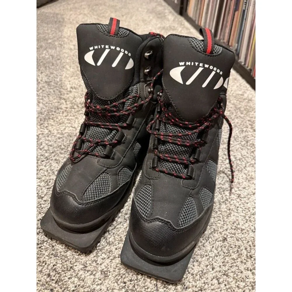 Whitewoods 75mm 3 Pin Cross Country Ski Boots EU 42 Thinsulate Nordic Black